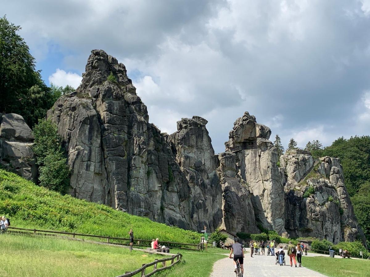 Gaestehaus Am Kurpark Hotel Garni Horn-Bad Meinberg Bagian luar foto