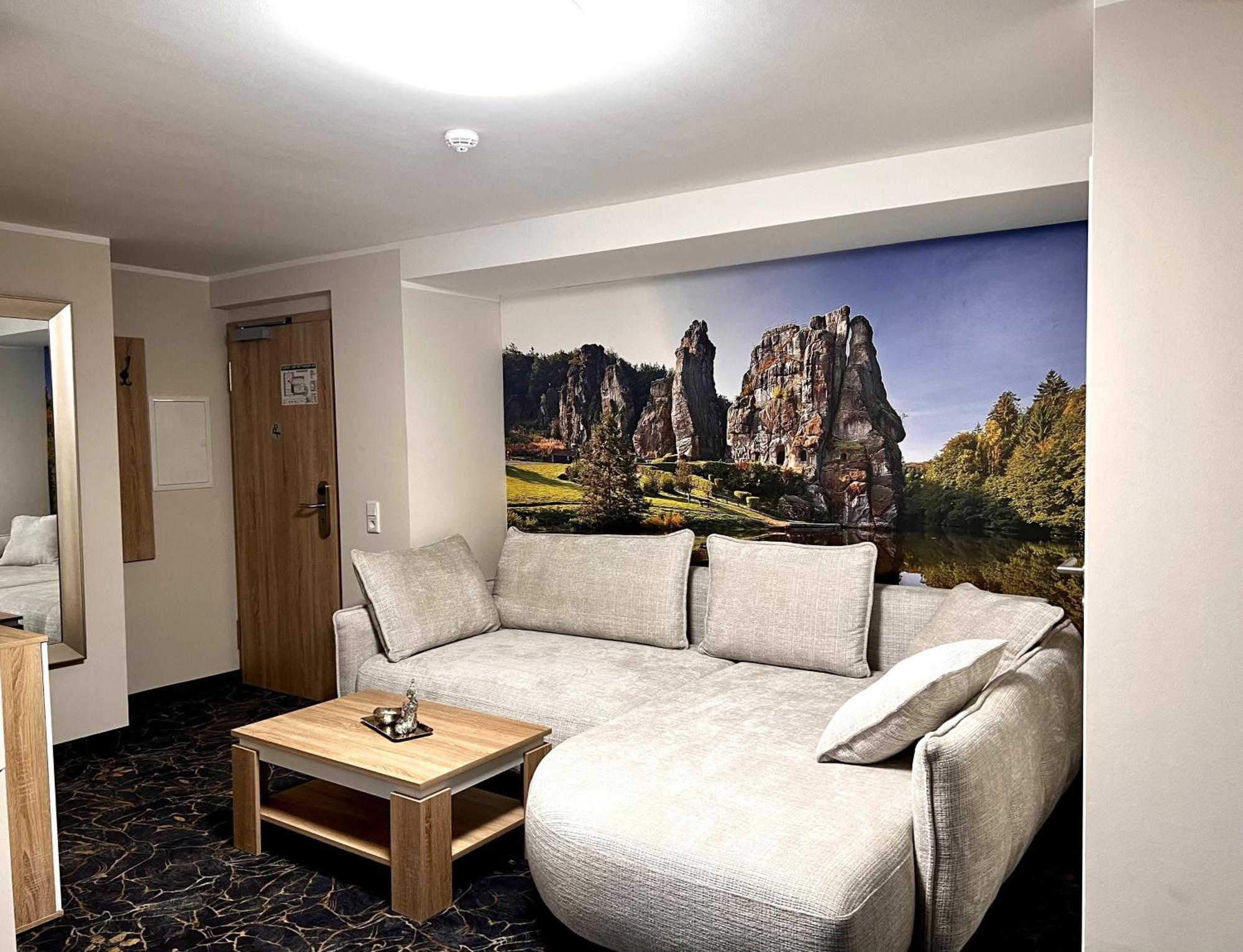 Gaestehaus Am Kurpark Hotel Garni Horn-Bad Meinberg Bagian luar foto